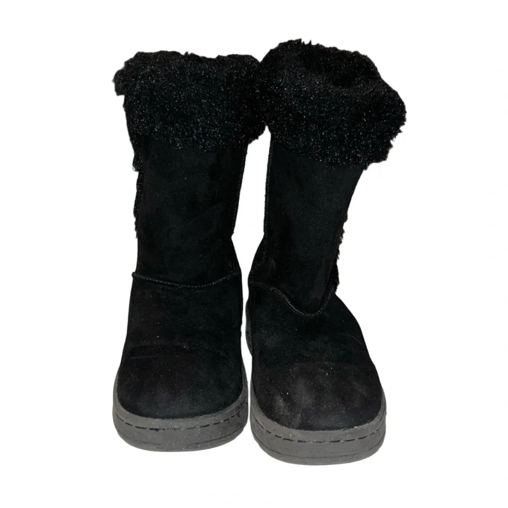 SO Sophia Girl's Black Winter Boots Size 13